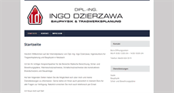 Desktop Screenshot of ing-dzierzawa.de