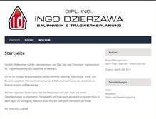 Tablet Screenshot of ing-dzierzawa.de